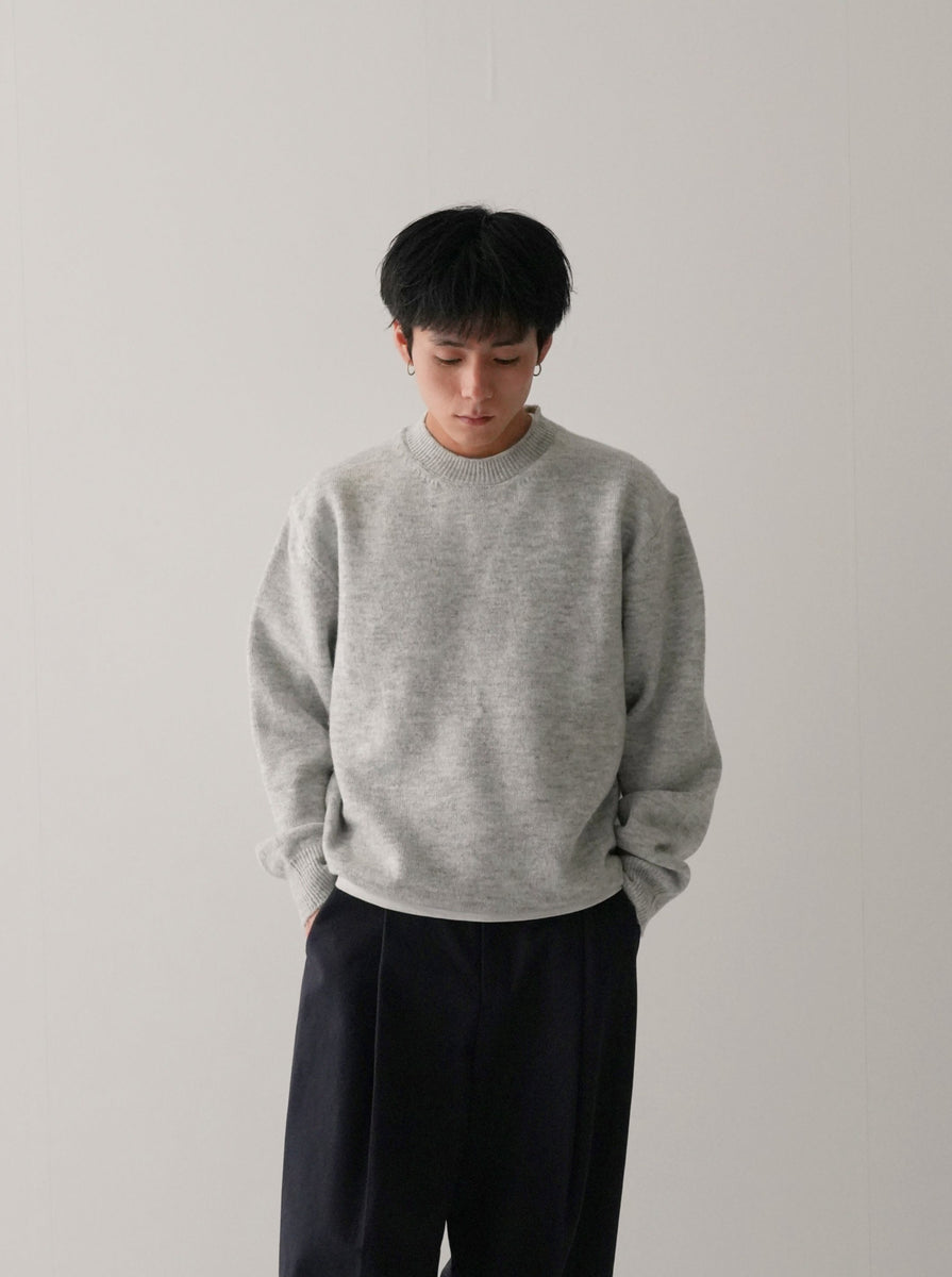 AIR WOOL ROUND KNIT