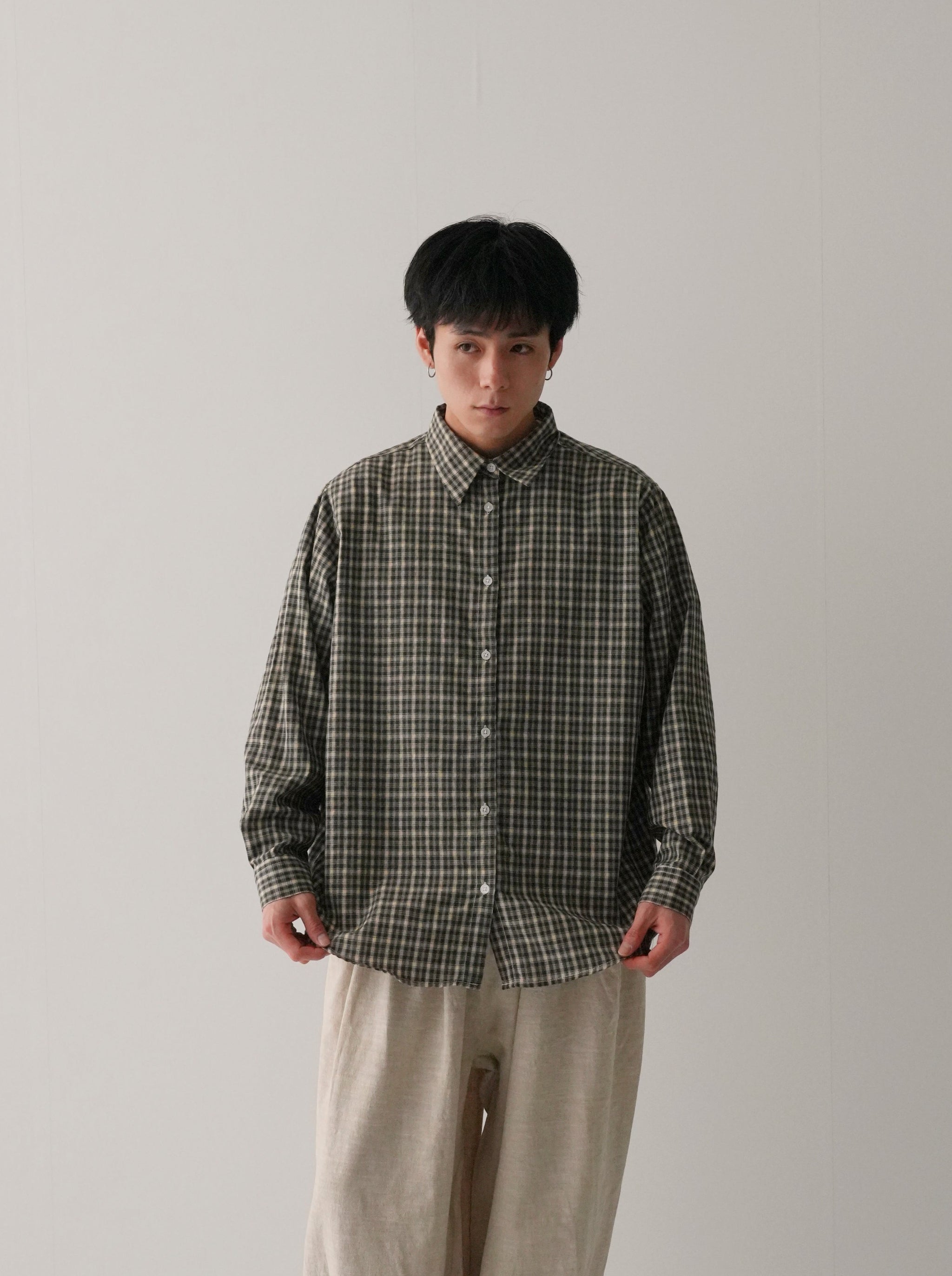 トップス Bargiee DOUBLE LINE CHECK SHIRTS DOUBLE LINE CHECK SHIRTS – Bargiee