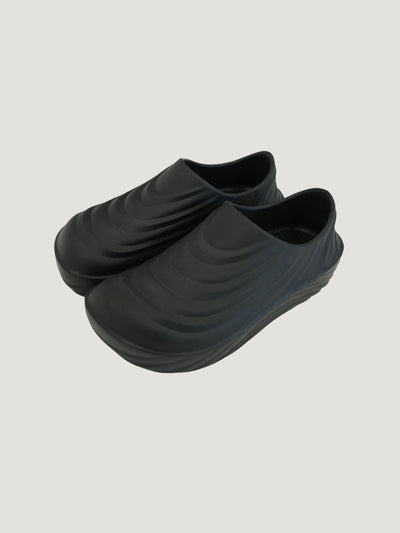 RIBBED PLATFORM SANDALS
