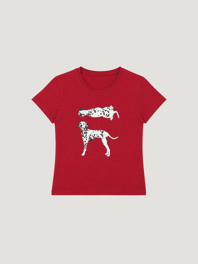 DALMATIAN PRINT TEE