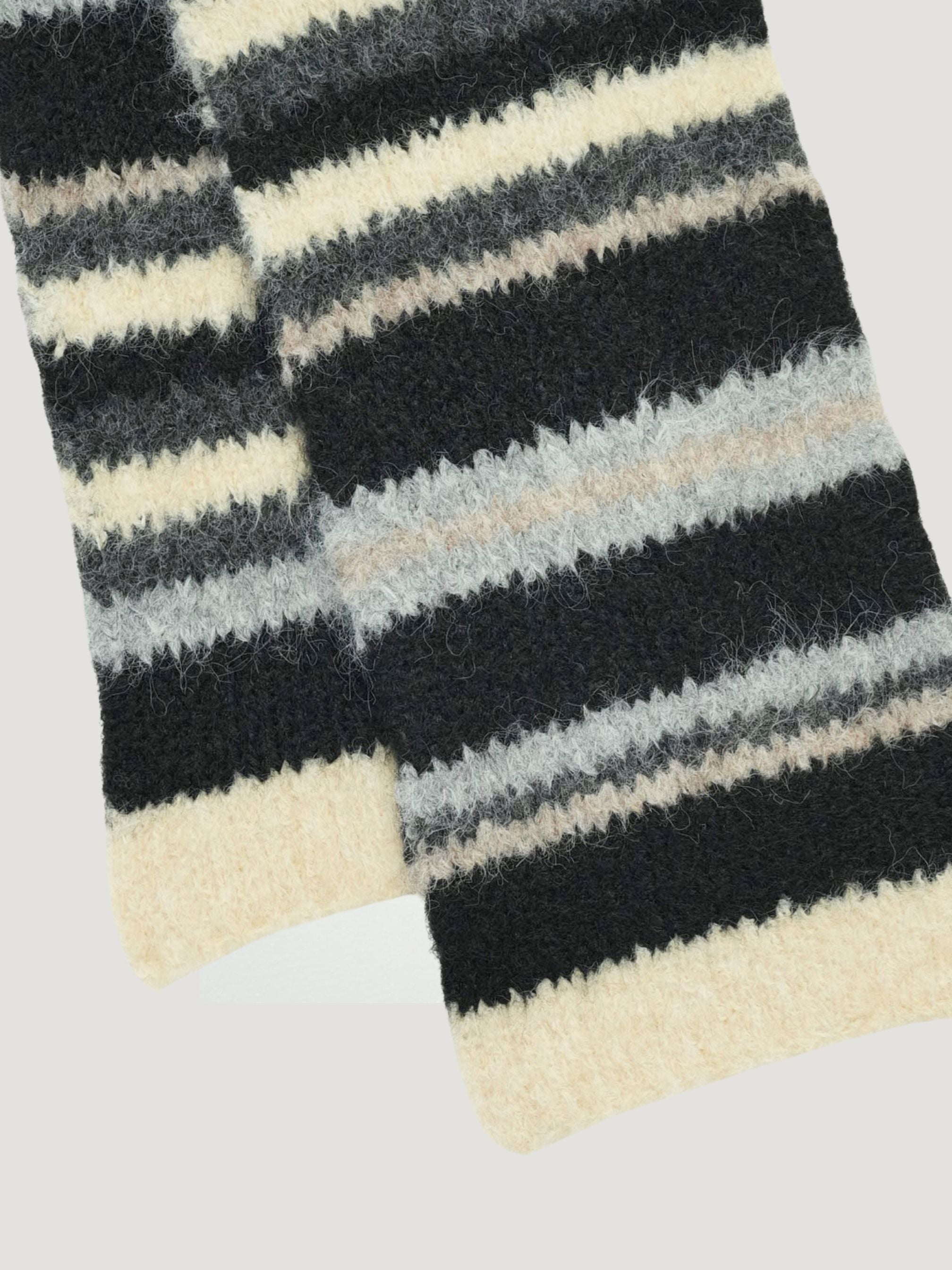 bargiee ストライプ柄フワフワマフラー LITTLE HARRY MUFFLER – Bargiee