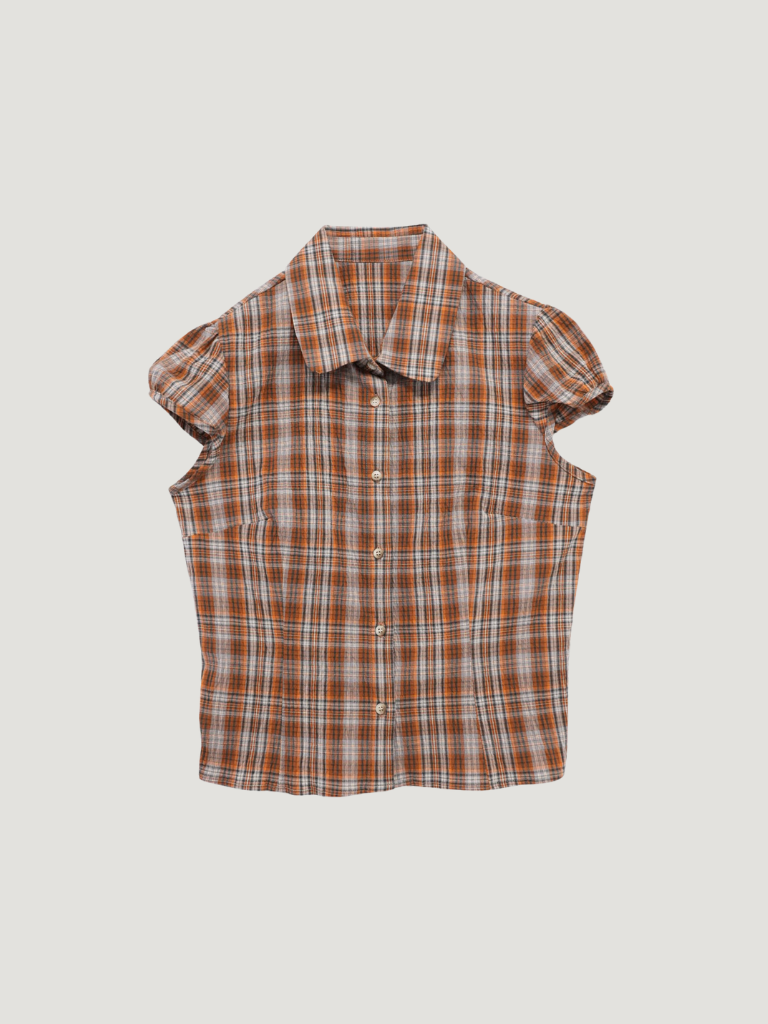 VINTAGE CHECK BLOUSE – Bargiee