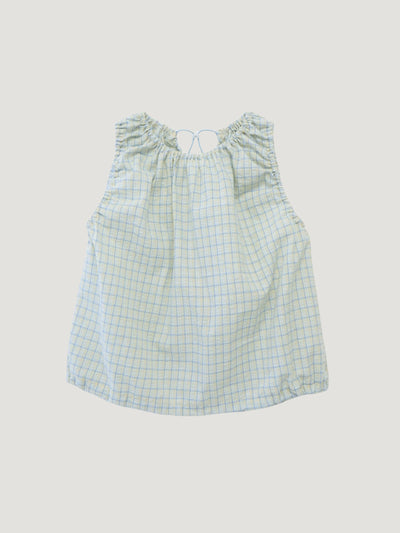 PASTEL CHECK BLOUSE