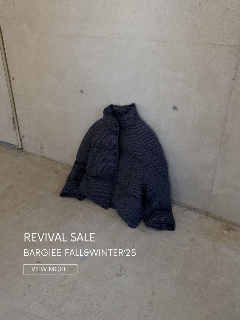 Bargiee CHECK PUFFY DOWN 売り切れ商品 Bargiee CHECK PUFFY DOWN チェック柄 ダウン