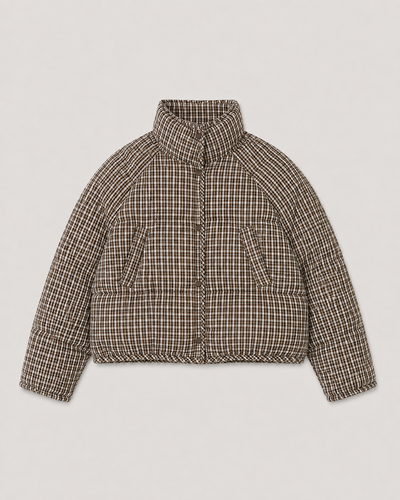 【予約販売】CHECK PUFFY DOWN