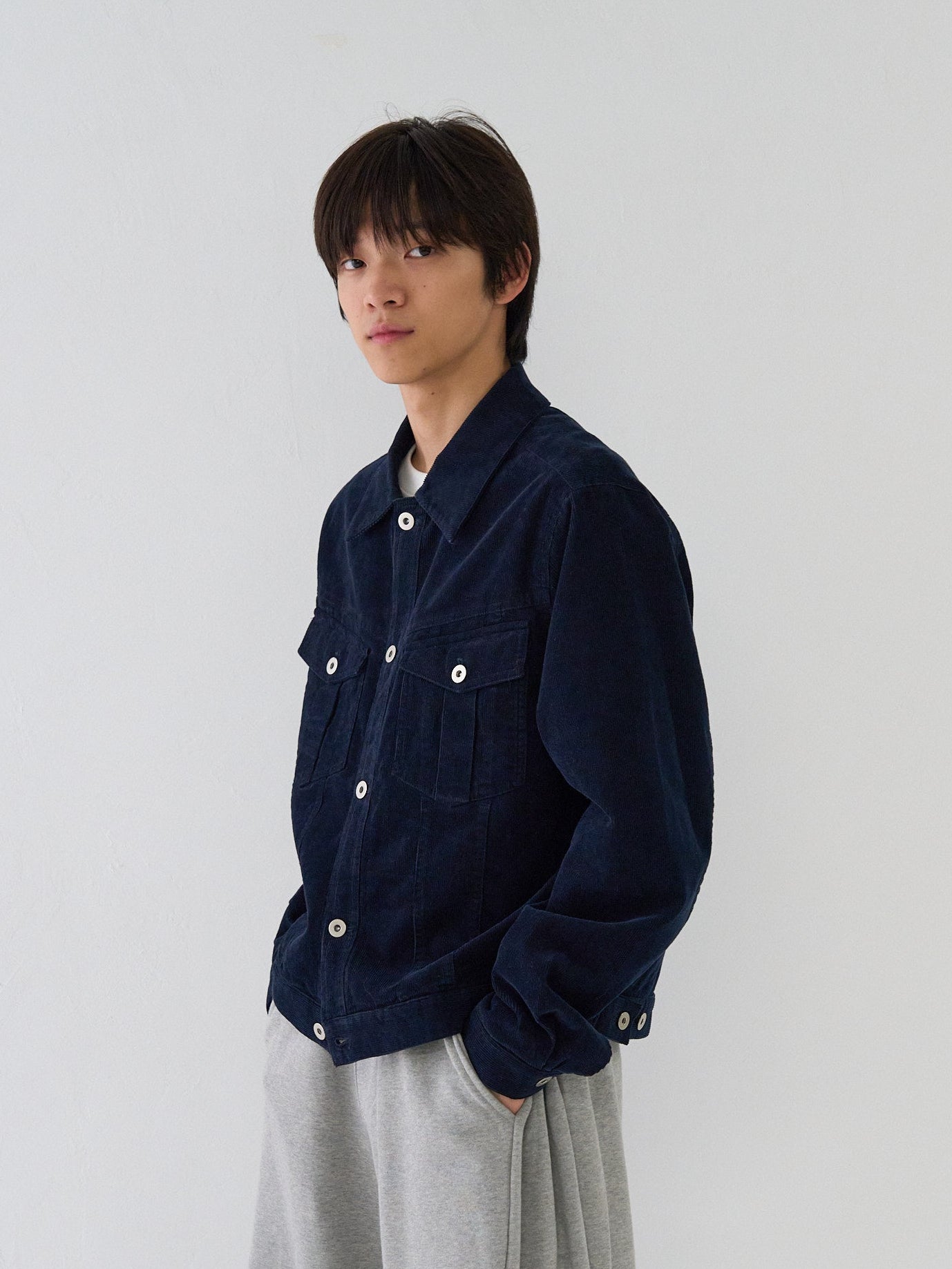 トップス Bargiee CORDUROY BUTTON JACKET CORDUROY TRUCKER JACKET – Bargiee
