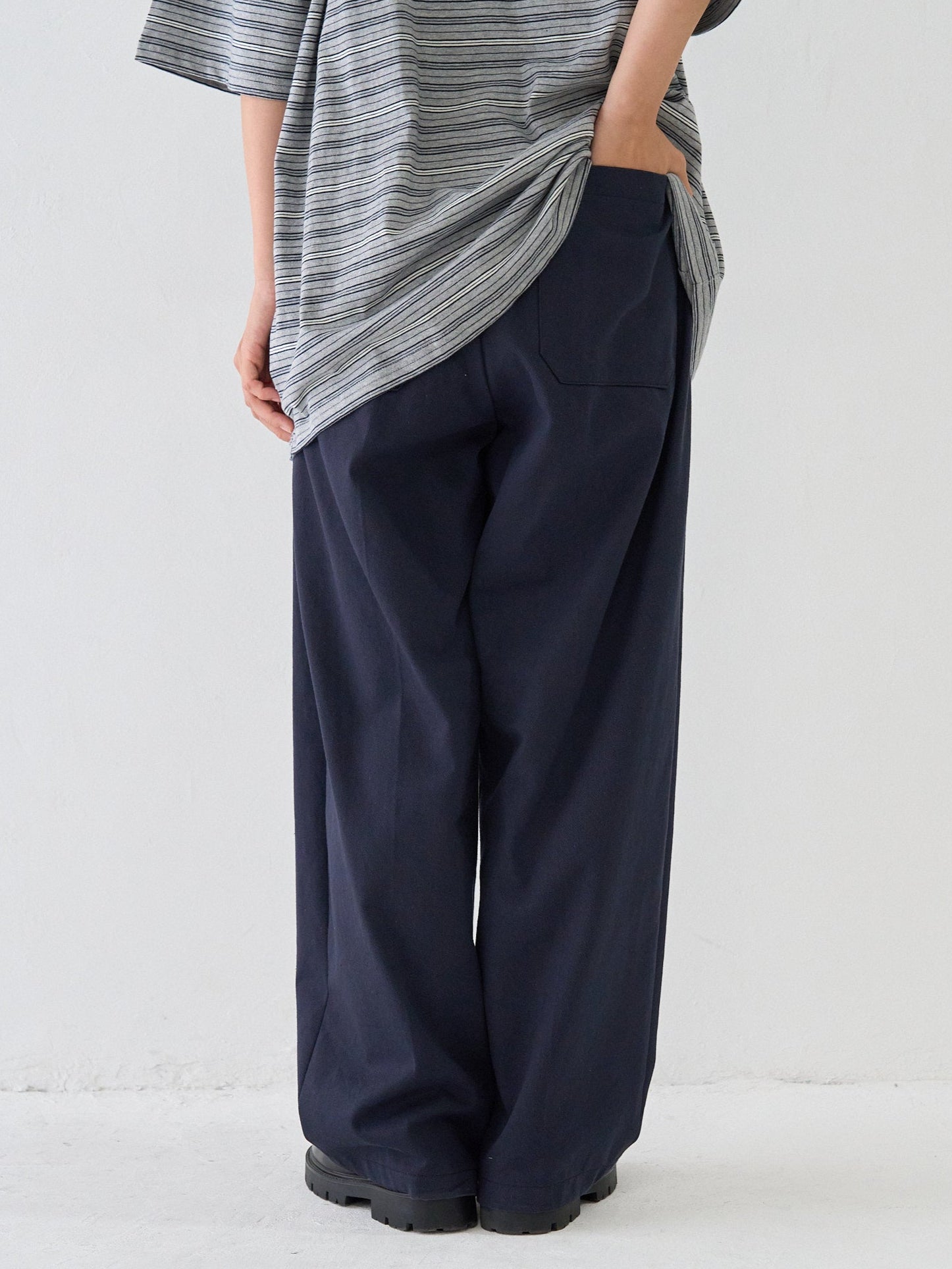 パンツ bargiee SINGLE PLEATED PANTS SINGLE PLEATED PANTS – Bargiee
