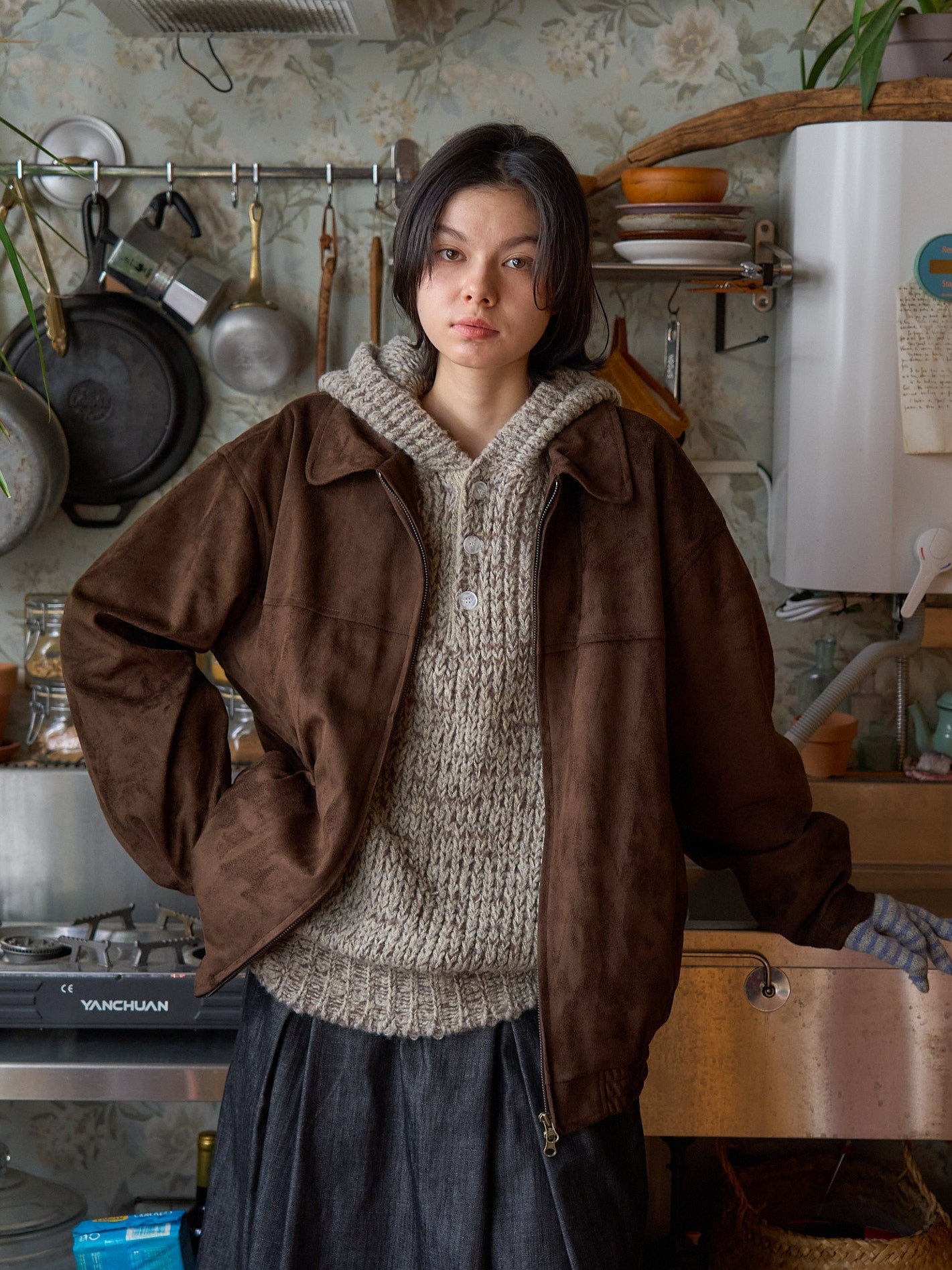 ジャケット・アウター SLICK SUEDE JACKET SLICK SUEDE JACKET – Bargiee