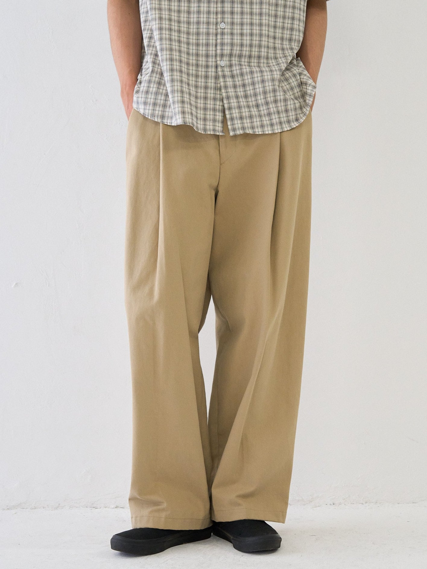 スーツ bargiee SINGLE PLEATED PANTS SINGLE PLEATED PANTS – Bargiee