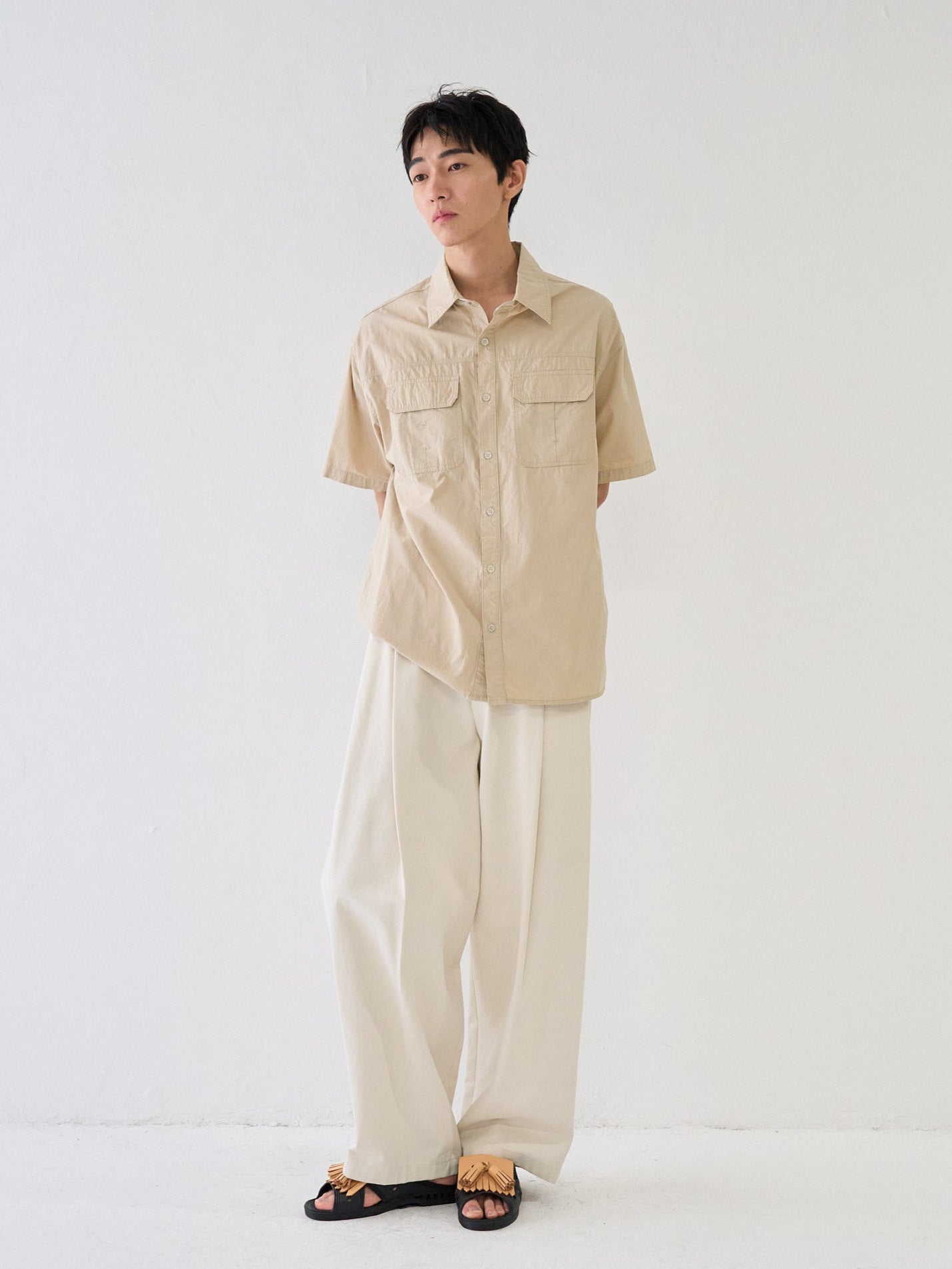 SINGLE PLEATED PANTS – Bargiee