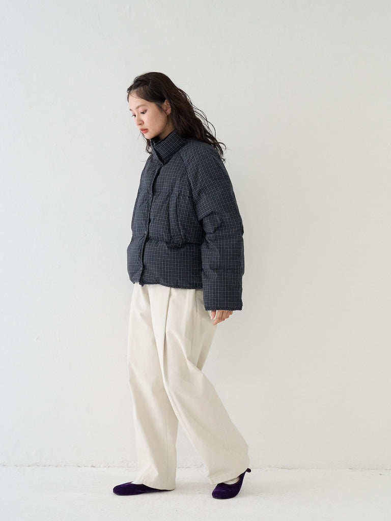 【さの】Bargiee CHECK PUFFY DOWN CHECK PUFFY DOWN – Bargiee