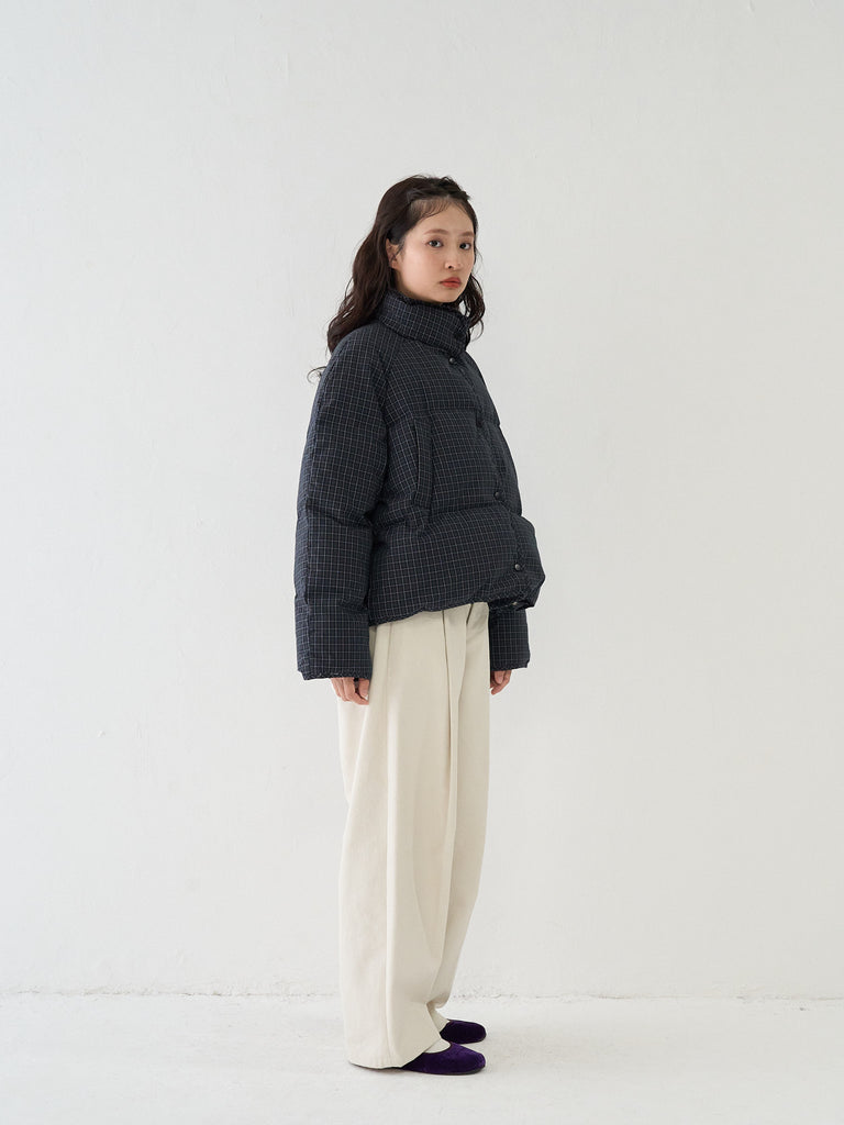 Bargiee CHECK PUFFY DOWN チェック柄 ダウン CHECK PUFFY DOWN – Bargiee