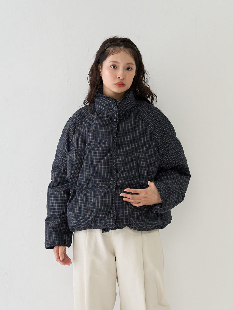 Bargiee CHECK PUFFY DOWN チェック柄 ダウン CHECK PUFFY DOWN – Bargiee