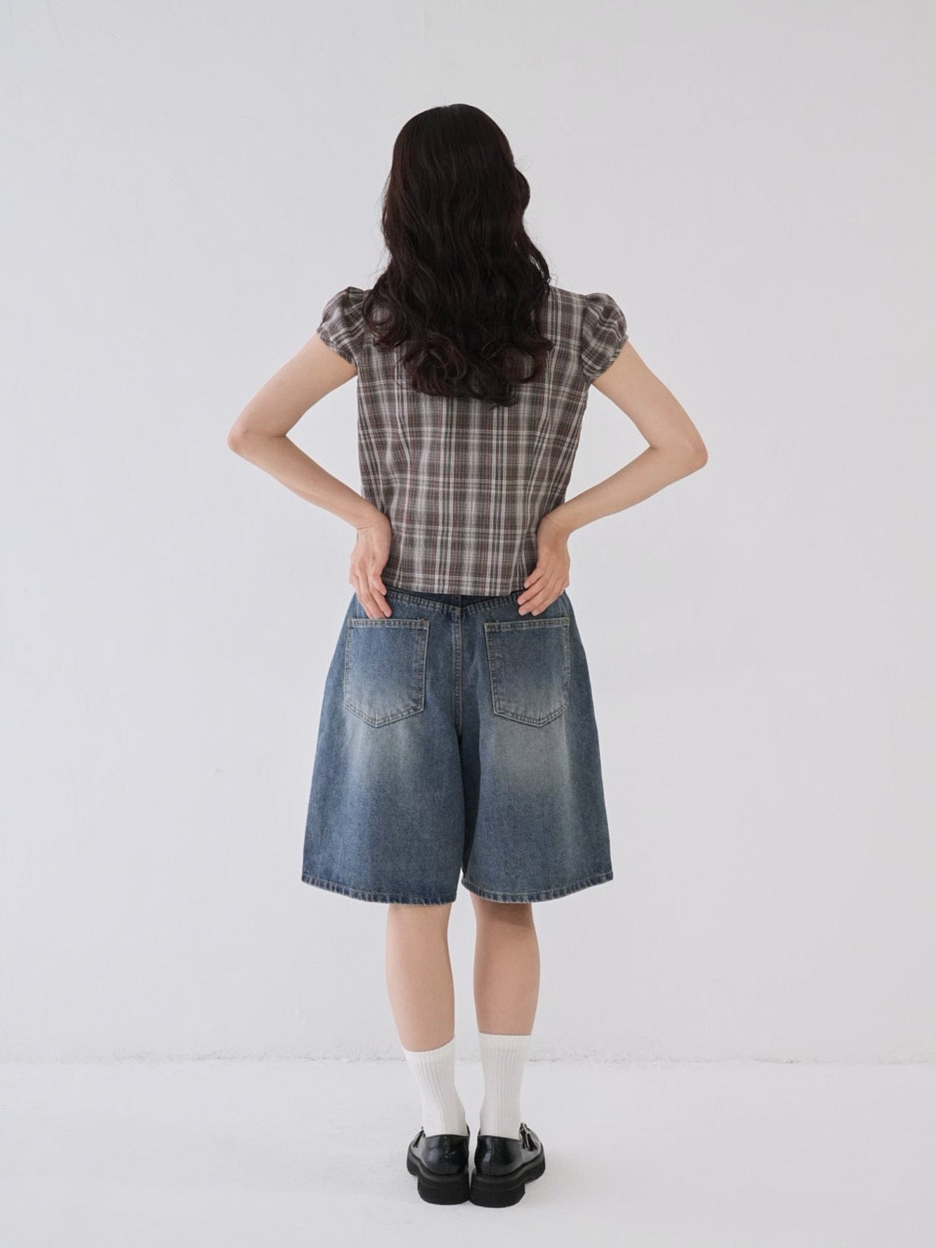 Bargiee デニム ハーフパンツ VINTAGE BERMUDA DENIM SHORTS – Bargiee