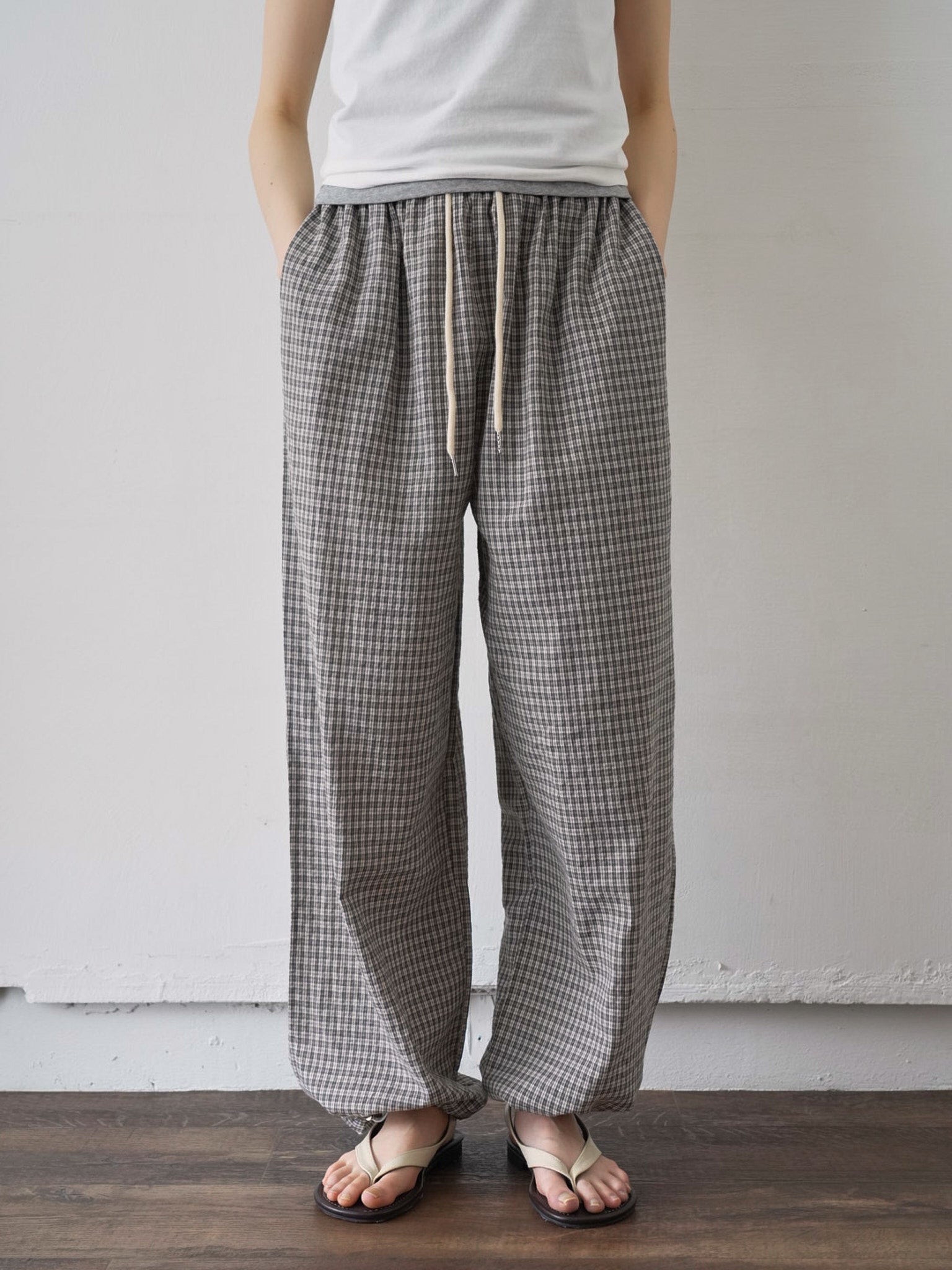 トップブランドのファッション RELAX CHECK PANTS – Bargiee パンツ