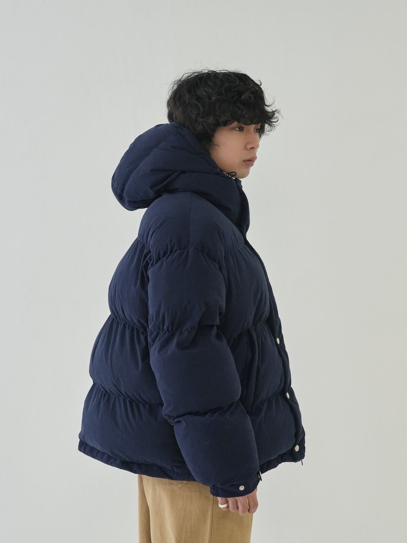 BEAR CORDUROY DOWN Bargiee ネイビー